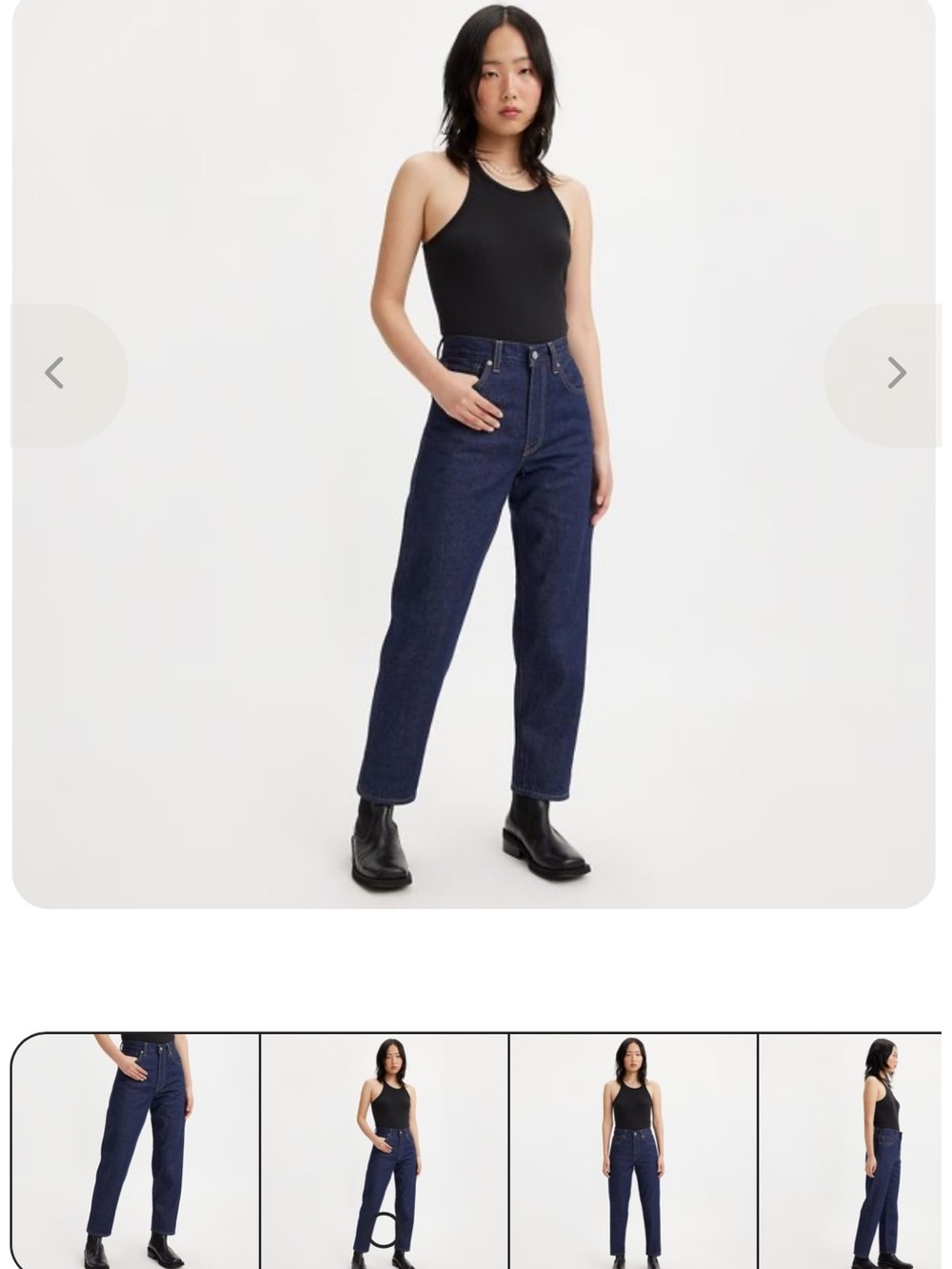 Levi's Indigo Straight-Leg Jeans